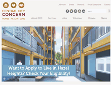 Tablet Screenshot of centralcityconcern.org